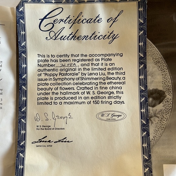 W.J. George “Poppy Pastorale” - Picture 4 of 4